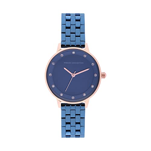 French Connection Stainless Steel Analog Blue Dial Women's Watch-Fcn00035D