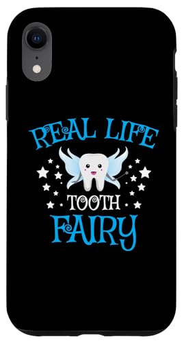 Carcasa para iPhone XR Diente Hada Gráfico Lindo Higienista Dental Graduación Diseño