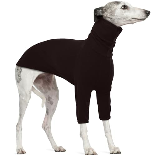Windhund Pullover, Mantel Für Große Hunde, Schlafanzug Hundepullover (Braun, XL)