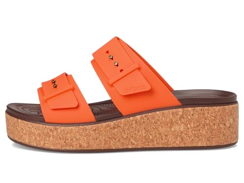 Crocs Women's Brooklyn Cork Buckle Sandals4