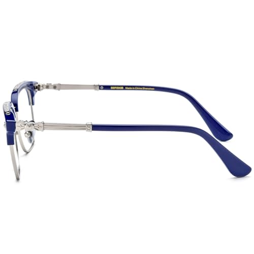Image of HEPIDEM Acetate Glasses Frame Men Women Square Eyeglasses Optical Spectacles 9395