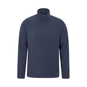 Mountain Warehouse Mens Camber Fleece Top – Lightweight Top, Breathable Sweater, Quick Drying Pullover, Extra…