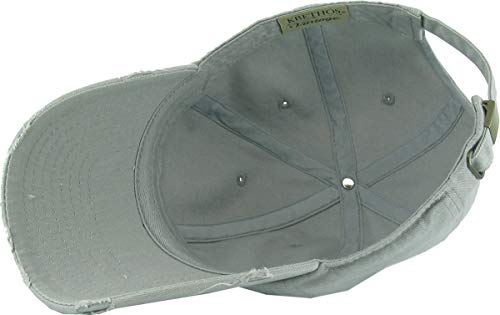 Image of KBETHOS Vintage Washed Distressed Cotton Dad Hat Baseball Cap Adjustable Polo Trucker Unisex Style Headwear Adjustable