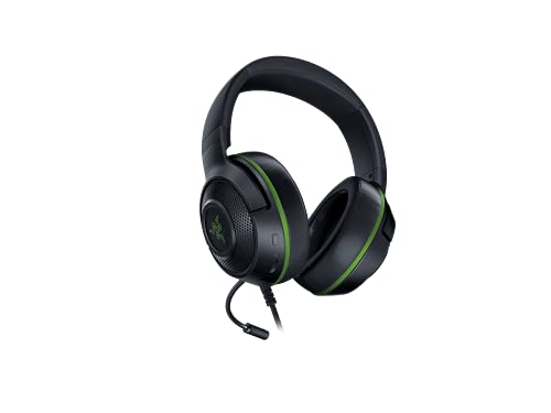 Razer-Kraken-X-for-Console-Gaming-Headset-Auriculares-de-juego-ultraligeros-para-Xbox-One-con-sonido-envolvente-71-controles-integrados-verde