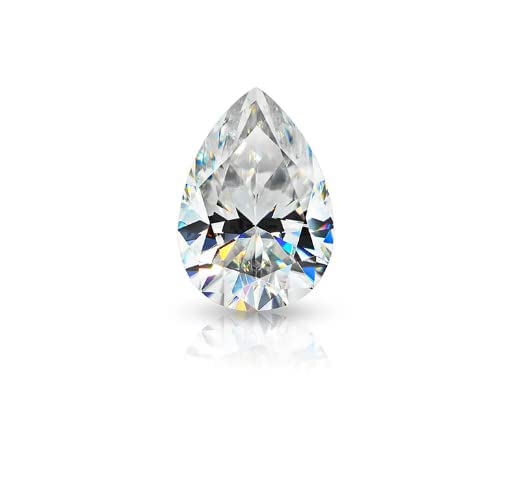 GenericRARE-GEMS Gra Moissanite Stone Original Certified 1.75 Carat Excellent Pear Shape Premium Collection D Color Super VVS1 Natural Clarity Gra Moissanite Diamond Stone For Jewlery