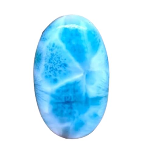 Larimar cabochon ovale 43x25mm pour création de bijoux uniques