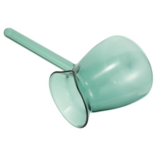 BESPORTBLE Jarra de Café de Vidrio de Borosilicato 450 Ml con Asa Lateral Color Verde Lago Tetera Versátil para Calentar Leche y Salsas Hervidor Práctico para Cocina Diaria