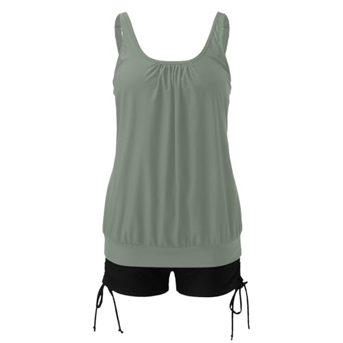 Tankini imprimé floral coupe ample pour femme cherchant un maillot confortable - 4
