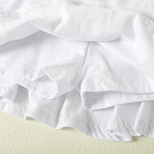 Neutocd Toddler Little Kid Baby Girl Skorts Skirt for Dance Birthday in Solid Mini 100% Polyester3