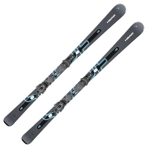HEAD Unisex Shape E-V8 SW Performance Durable Lightweight Stable Alpine All Mountain Winter Sports Snow Skis with PR 11 GW Brake 85[G] Bindings Included, 170