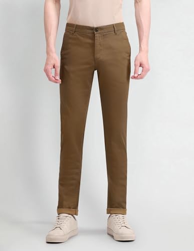 Image of Arrow Men's Mid Rise Slim Pants