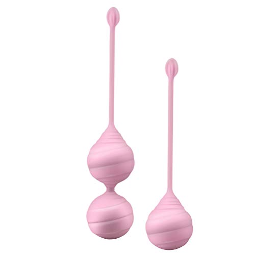 Bola de exercícios de Kegel SUPVOX peso vaginal Geisha esferas de reparo (rosa)
