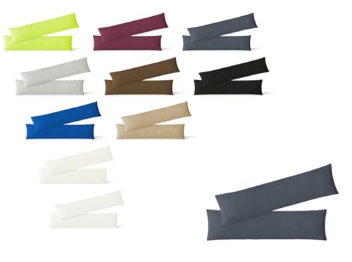EXKLUSIV HEIMTEXTIL Jersey Kissenbezug Hülle 2 Sparpack Set mit...