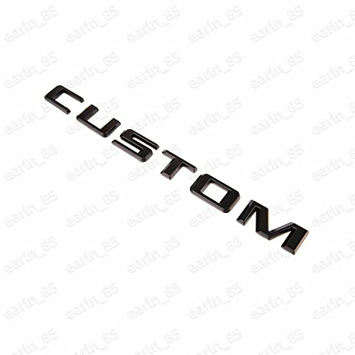 Image of 1Pc 2019-2023 Silverado 1500 Tailgate Custom Letter Logo Emblem 3D Badge Nameplate Replacement for Silverado (Matte Black)
