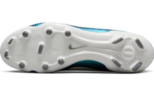 Nike Tiempo Emerald Legend 10 Academy MG Low-Top Soccer Cleats (FQ3243-300, Dark Atomic Teal/Sail) Size 63