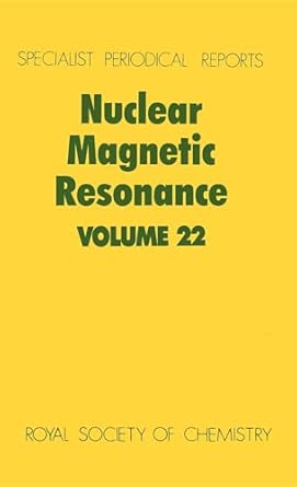 Nuclear Magnetic Resonance: Volume 22 Edition. ed. Edition book cover