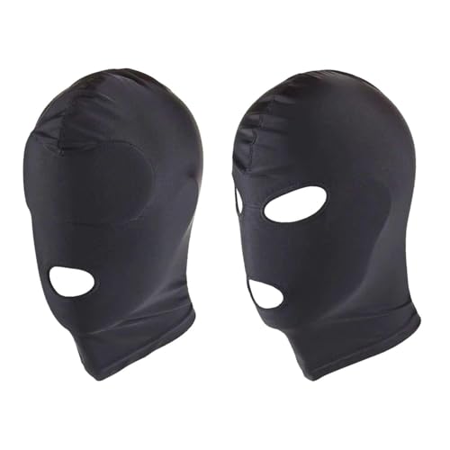 CYNOSURETECH 2 Pieces Of Hoods, Elastic Hoods, Breathable Soft Hoods, Role-Play Accessories, Performance Props