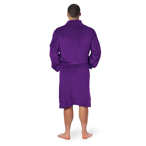 NFL Adult Unisex Silk Touch Bathrobe, Officially Licensed Loungewear, Soft Plush Polyester3