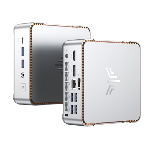 Image of KAMRUI Hyper H2 Mini PC Windows 11 Pro, Intel Core 14450HX Mini Computer(10C /16T, 4.8GHz), 16GB RAM 512GB PCIe4.0 SSD, Triple 4K(USB-C /HDMI /DP), WiFi 6 BT5.2 Micro Desktop PC for Business Office