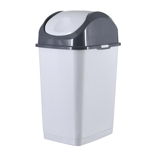 Superio mini caneca de basura de plástico 1.25 gal