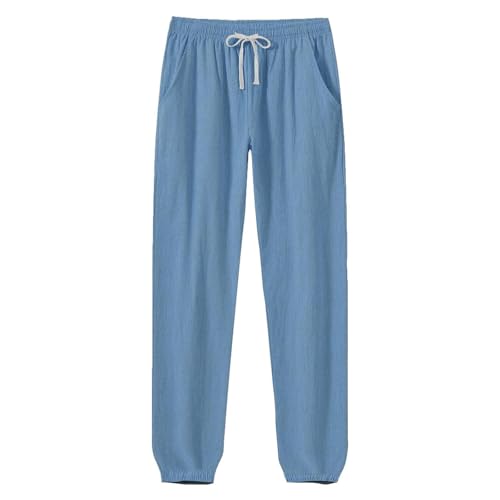 WENKOMG1 Mens Casual Lightweight Elastic Bottom Drawstring Jogger Sweatpants with Pockets, M-3XL2