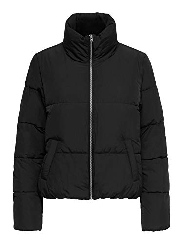 JDY Damen Short Puffer Jacke Steppjacke Stehkragen Gefüttert,...