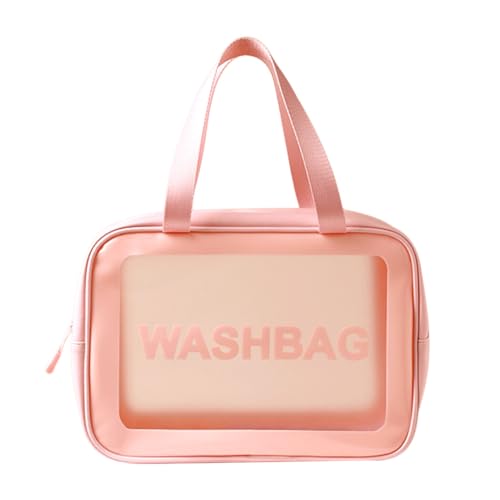 Sacchetto di viaggio portatile della borsa di trucco impermeabile del sacchetto di porta lorganizzatore cosmetico Rosa 1 Taglia unica