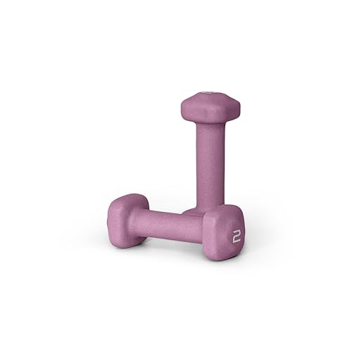 Tone Fitness Neoprene Dumbbell Weight Pairs with Anti-Roll Square Head | Multiple Options
