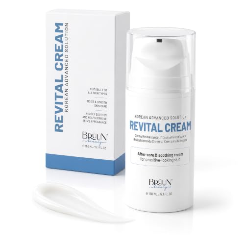 BRÜUN Revital Cream 50ml - Rich Moisture Barrier Cream with Pepti...