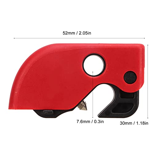 10pcs Circuit Breaker Lockout Device, Lockout Tagout Kit Clamp On Safety Lock Set Kit for Industrial Chemical Power Loto Station Lock Out Tag Out Set, Electrical Safety lockout padlock