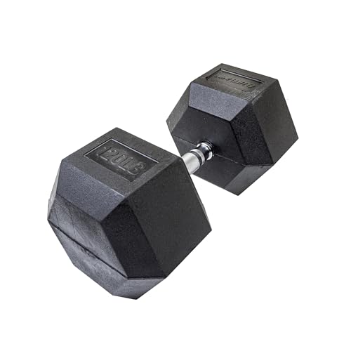 Image of Lifeline Fitness Hex Dumbbells, Rubber Wrapped Hex Dumbbells, Premium Quality, Ergonomic Knurled Handle, Dumb Bells for Exercise, Home Gym Exercise Weights