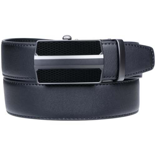 Labnoft Men's PU Leather Auto Lock Belt