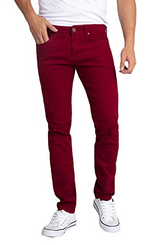 WULFUL Men's Slim Fit Skinny Stretch Comfy Jeans Denim Pants