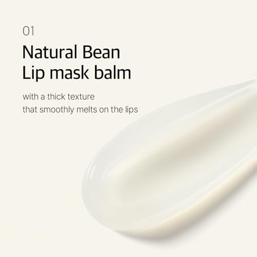 mixsoon Natural Bean Lip Mask Balm - Moisturizing and Softening Lip Care, Fermented Bean and Shea Butter, Vegan Formula for Smooth, Hydrated Lips 11g / 0.37 fl. oz. Korean Glass Skin Care - Image 6