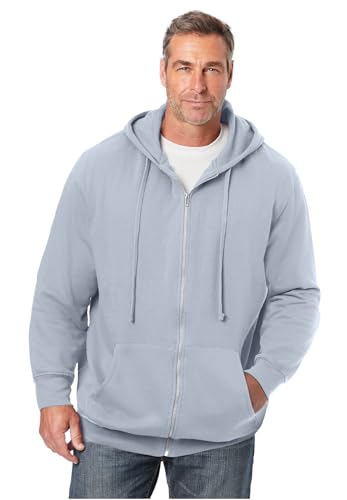 Image of KingSize Men's Big & Tall Fleece Zip-front Hoodie Jacket