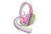 Cuffie Pop It bambina ROSA wireless radio bluetooth arcobaleno pieghevole SD USB
