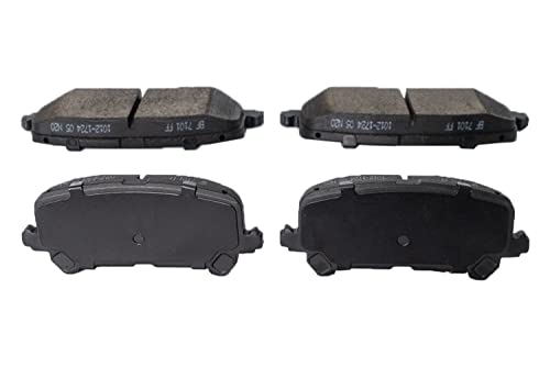 Image of Ceramic Rear Brake Pads(D1724) Fit For 2007-2016 Acura MDX, 2009-2022 Honda Pilot, 2010-2013 Acura ZDX, 2011-2017 Honda Odyssey, 2017-2022 Honda Ridgeline