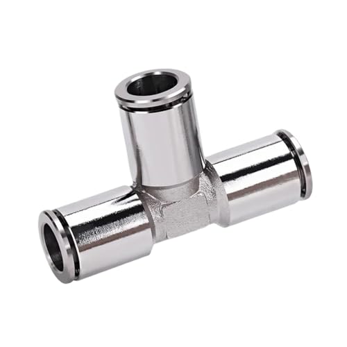 4-16mm PU/Elbow/Corss/Y/Tee 2/3/4 Ways Nickel Plated Brass Push In Quick Connector Release Pneumatic Connectors Air Fitting(PE B