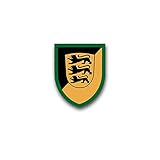 Hohe Lebensdauer Aufkleber/Sticker HSchBrig 55 Heimatschutzbrigade Verbandsabzeichen 7x6cm A2528