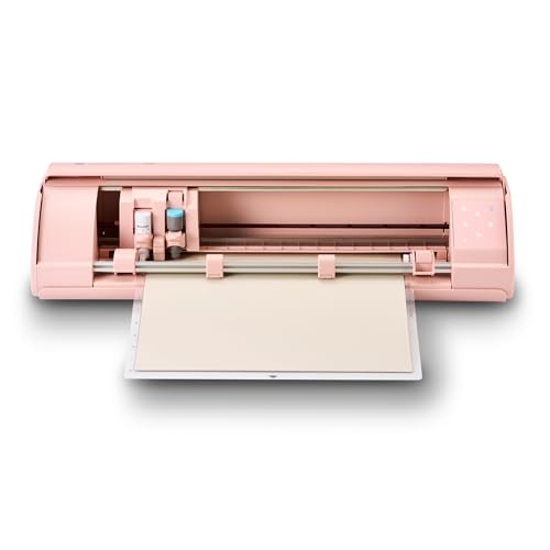 Silhouette America Cameo 5 Alpha (α) - Smart Cutting Machine for Print & Cut - Quiet Operation with AutoBlade, Studio Software, Cutting Mat- Vinyl, Paper & Fabric Compatible - Matte Pink - Image 4