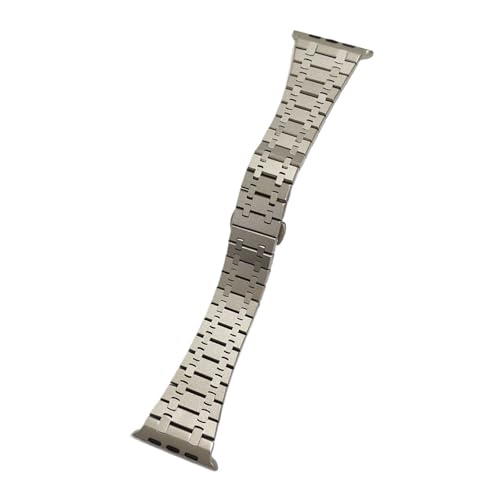 Bracelet acier inoxydable 316L boucle papillon pour montre connectée série 11 10 Ultra