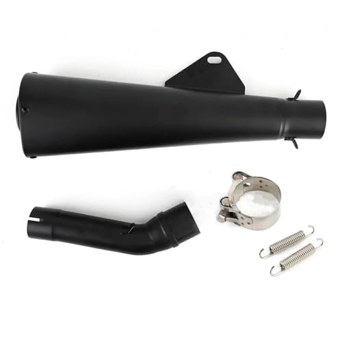 Silencieux d'échappement moto Rebel 500 acier noir Retro-Dra