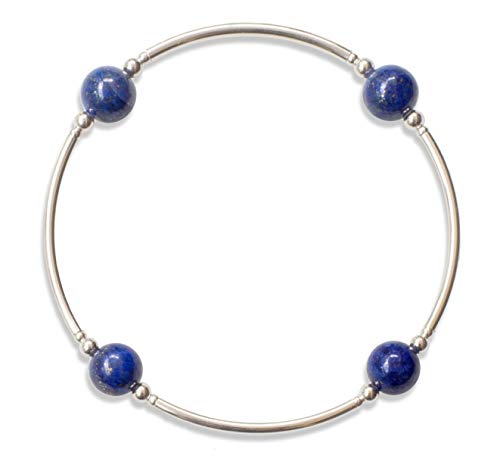 Made As Intended Smaller Bead Lapis Blessing Bracelet.