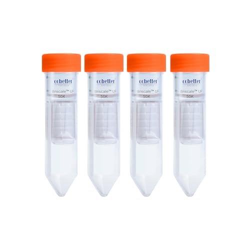 Image of 50kDa Ultra Centrifugal Filter Units, 15mL, Regenerated Cellulose, 24 /PK | Sample Volume 12-15 mL, L x D: 119.6 x 29mm, RC Membrane, Screw Caps, Non-sterile, Individually Packed