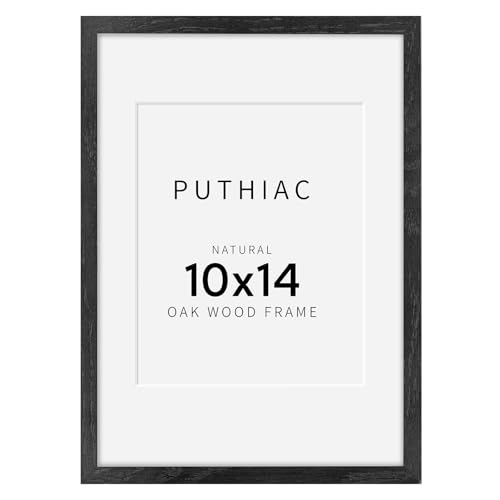 10x14 Oak Wood Picture Frame - 10"x14" Poster Frames for Wall, 10x14 Picture Frames for Wall, 10 x 14 Picture Frames, 10 x 14 Frames for Wall(1 Pack, Black)