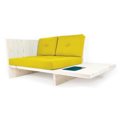 Futon Solteiro Dobrável Oriental Confort Cinza