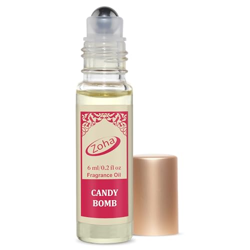 Zoha Candy Bomb - Gourmand Perfume for Women and Men, Alcohol Free Perfume Oil Roll On and Fragrance Mist