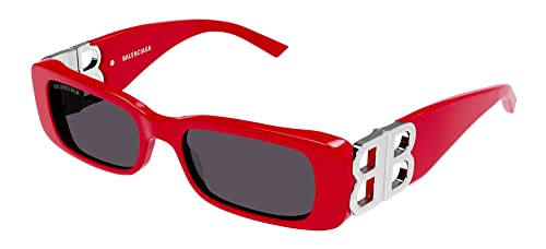 Balenciaga BB0096S Red/Dark Grey 51/18/130 women Sunglasses