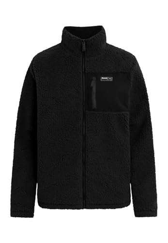 Bench. Fleecejacke HENSLEY, Farbe:BLACK, Größe:XL (42)