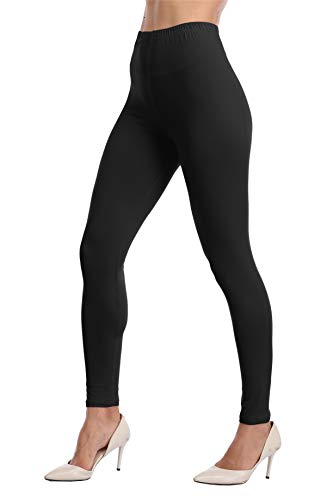 VOGUEMAX Womens Ankle Length Leggings Buttery Soft High Waisted Stretch Basic Solid Full Length Leggings Pants4